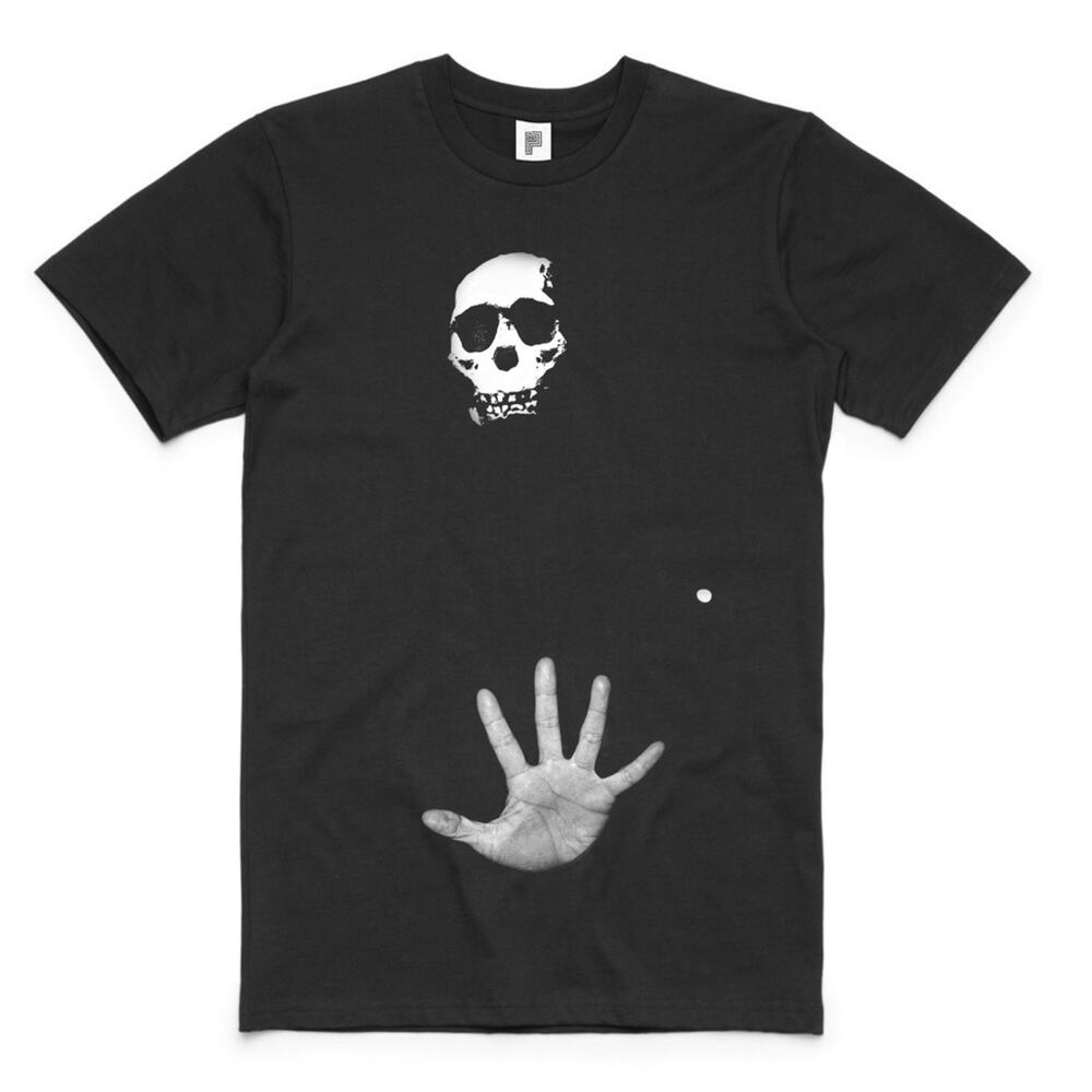 Paradigm Jason Jaworski Skull Hand Tee Size Small